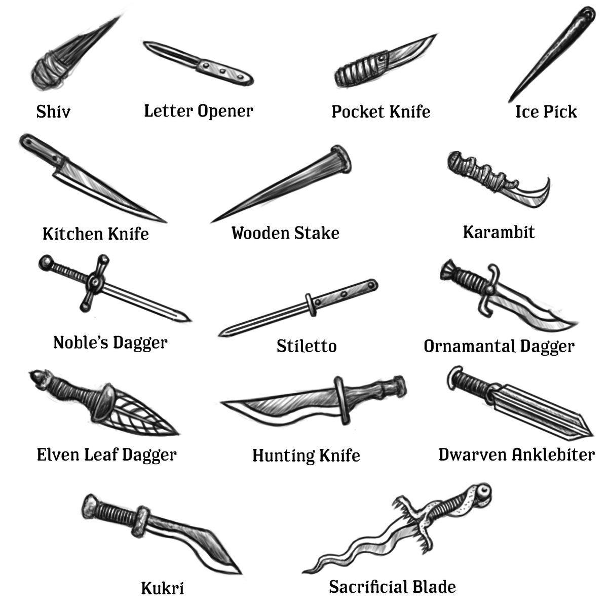 Colonial Age - Knives