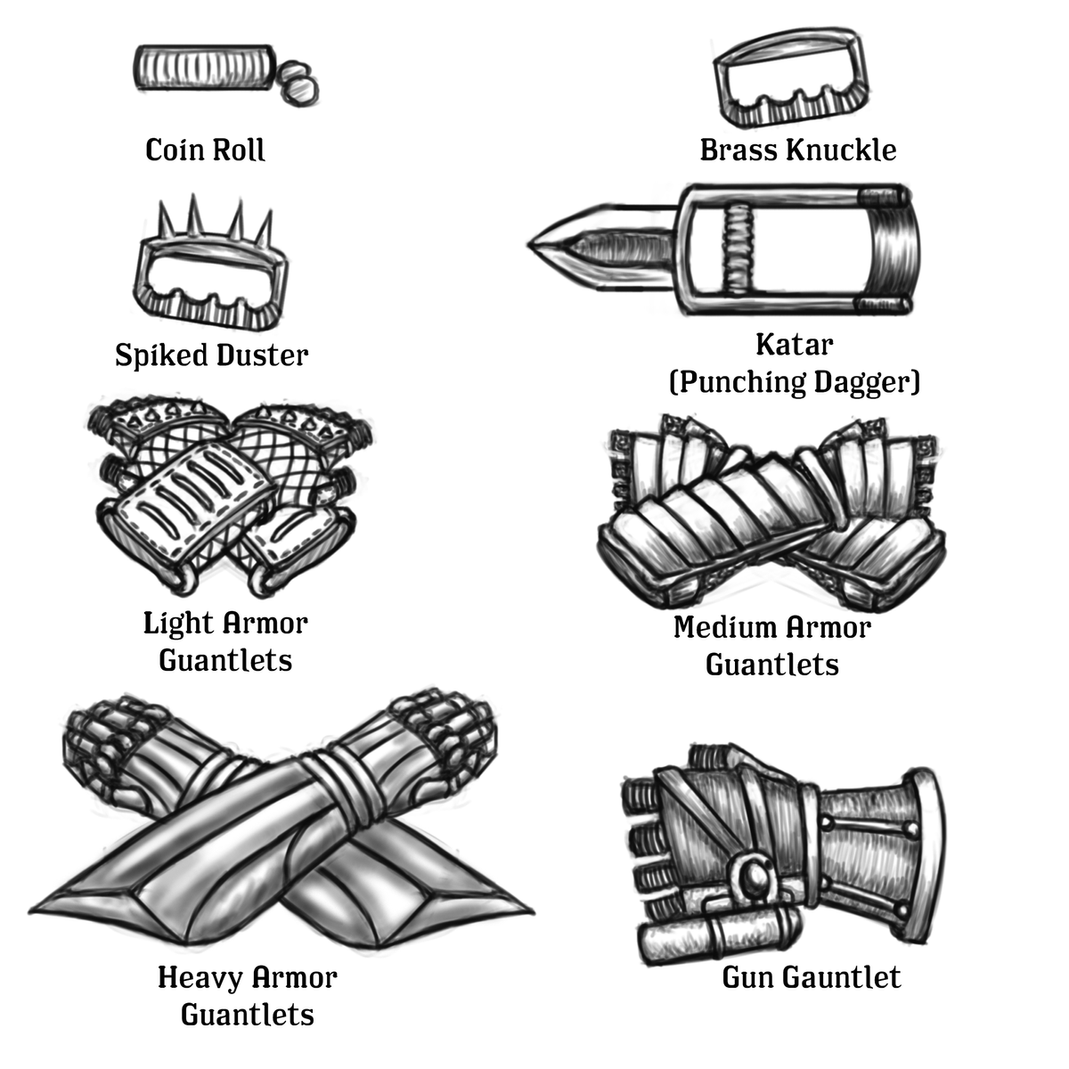 Iron Age - Hand-to-Hand Weapons